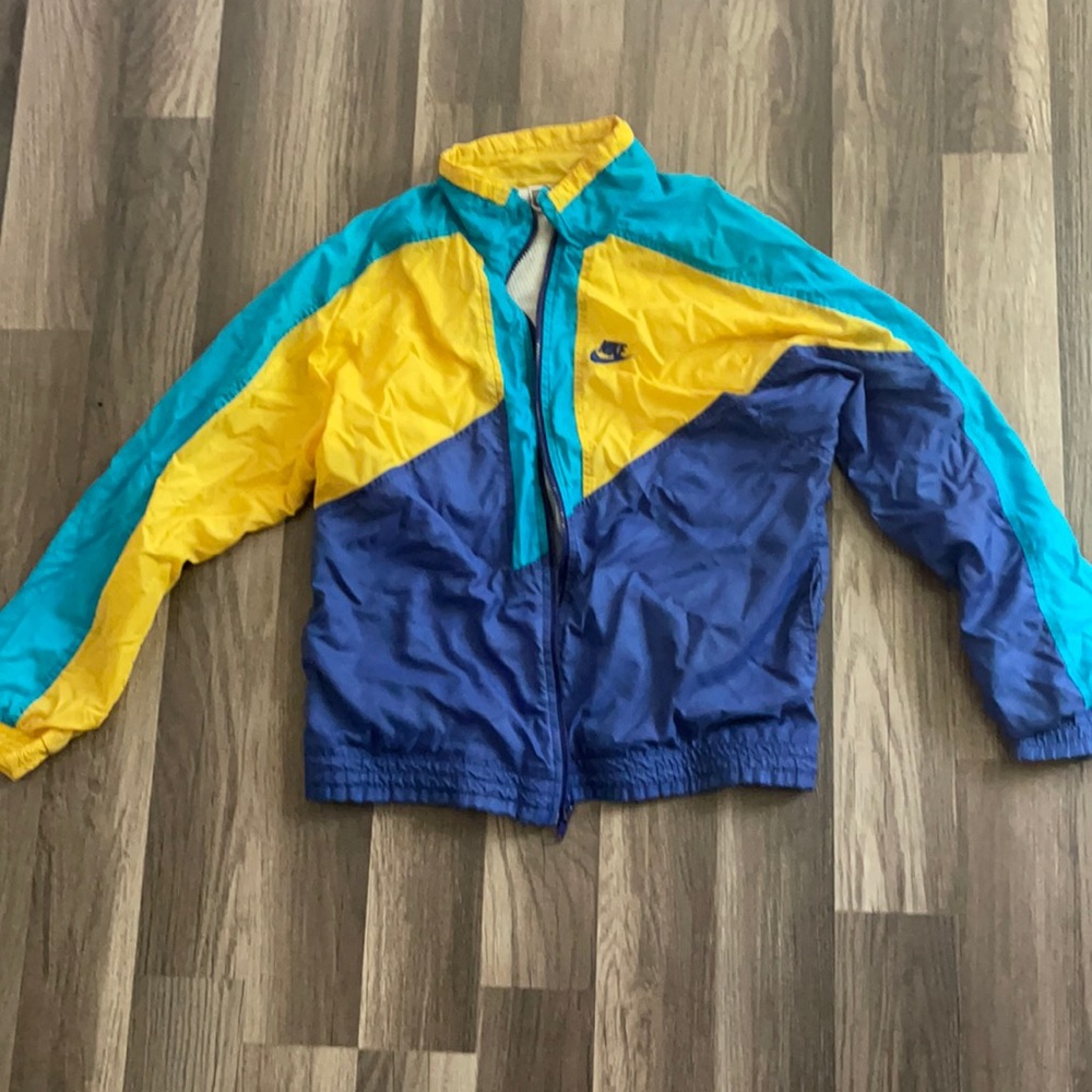 RARE VINTAGE NIKE colorblock jacket athleisure